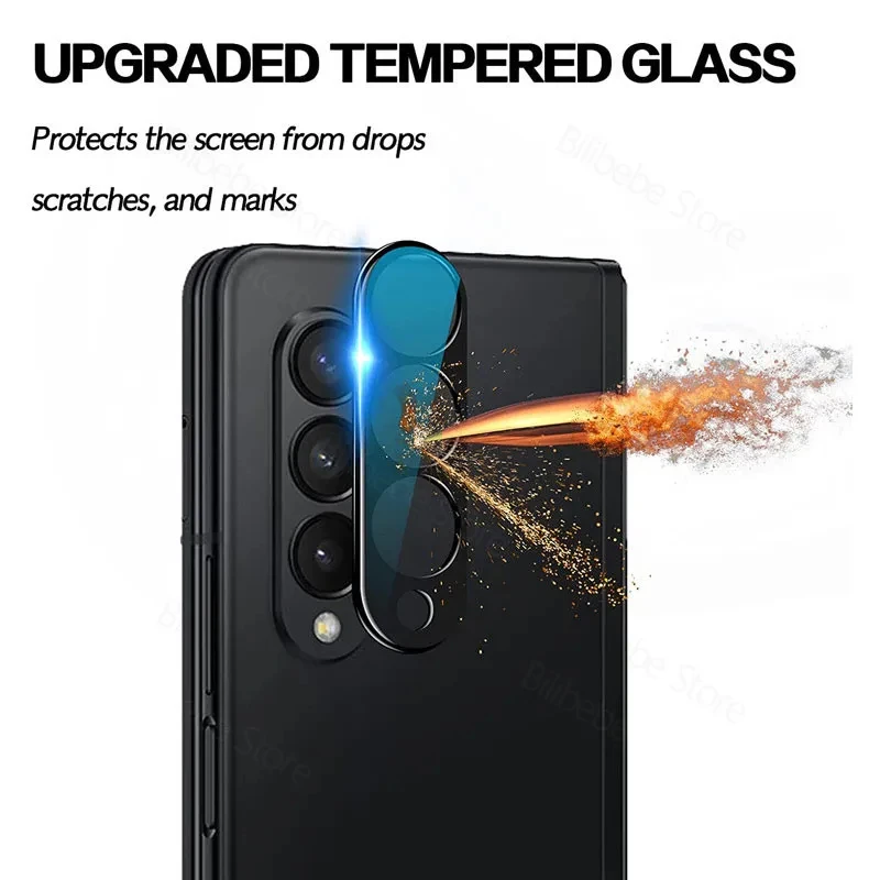 3D Curved Camera Back Lens Screen Protector  for Samsung Galaxy Z Fold3 Fold4 Z Fold 3 Z Fold 4 Tempered Glass Lens Protector