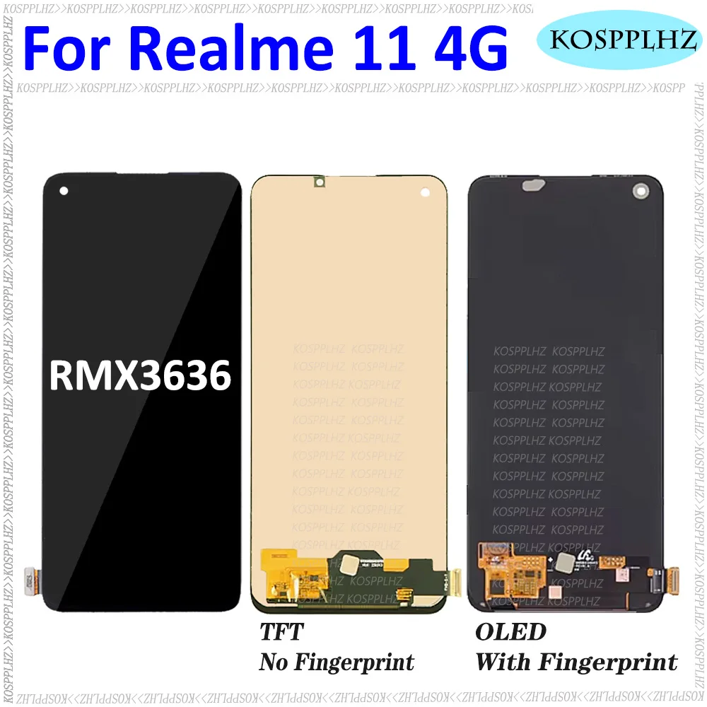 تقرير شامل عن شاشة LCD لجهاز Realme 11 4G RMX3636