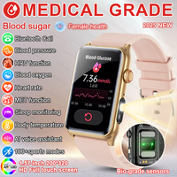 For Xiaomi Medical Grade AI Diagnosis Non-invasive Blood glucose Smart Watch Women Menstrual Sleep monitor BTCall Smartwatch Men