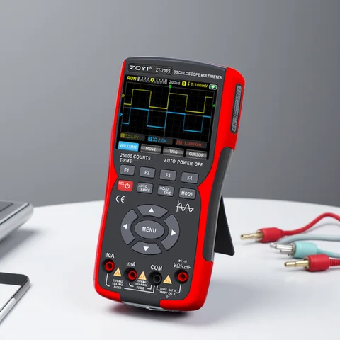 Digital Handheld 703S Oscilloscope Multimeter Waveform Signal Output 2 Channels 50MHZ Suitable for Automotive Electrical Repair