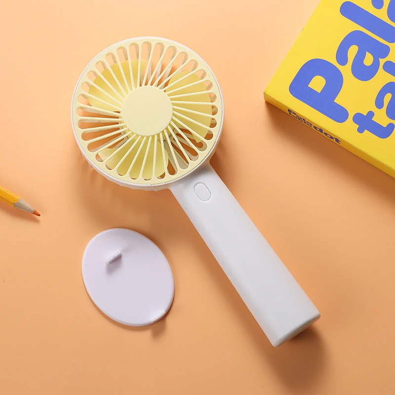 Summer Handheld Small Fan Convenient Foldable USB Rechargeable Desktop Outdoor Strong Wind Multi Range Adjustable Small Fan