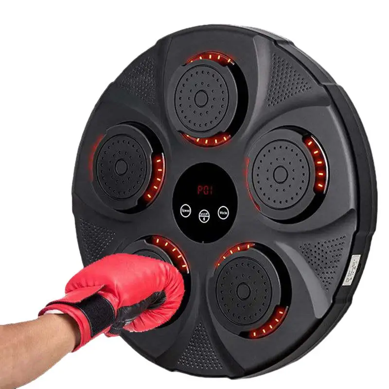 2026 Adult Smart Punching Wall Training Machine With PU Material Boxing Bag Indoor Music Boxing Targetpromote Sales