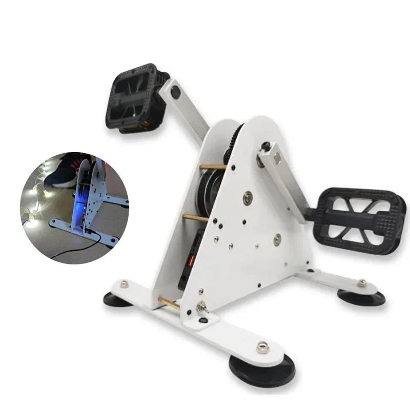 50/100W Portable Pedal Rehabilitation Training Device Fitness Geared Foot-Operated Generator