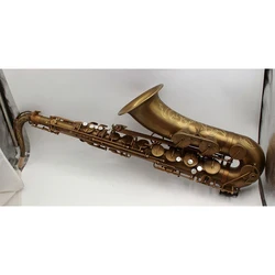 Eastern music pro use Vintage antique unlacquered style tenor saxophone