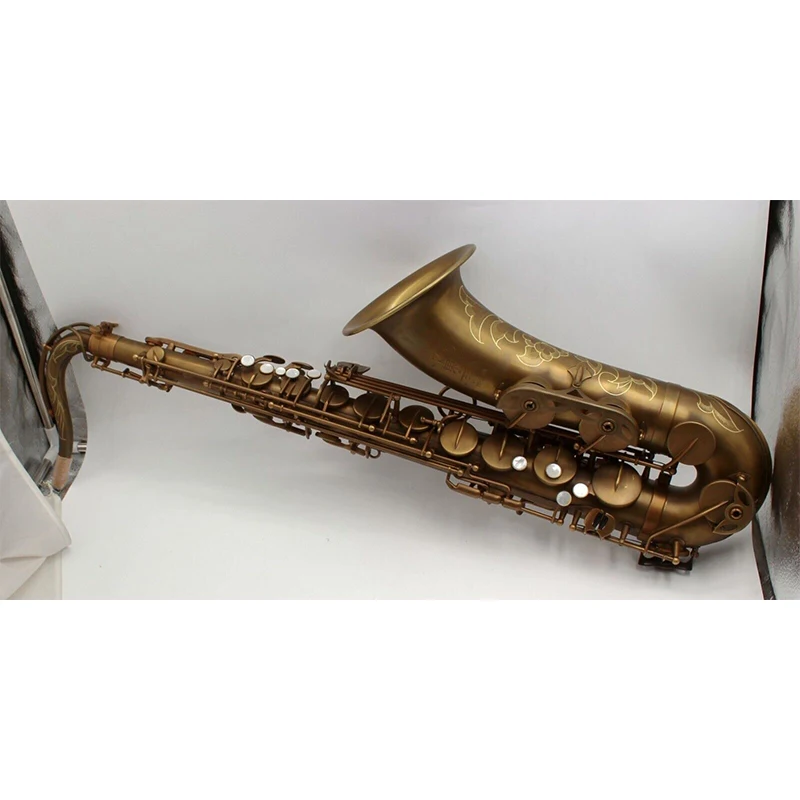 Eastern music pro use Vintage antique unlacquered Mark VI style tenor saxophone