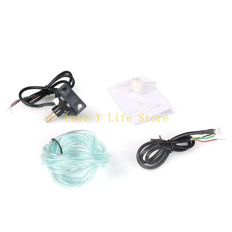

L74C 2" 52mm Universal Car Gauge Pointer LED BAR Pressure Meter -15-45Psi
