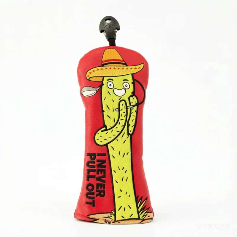 Golf Headcover, Funny Cactus Design, 