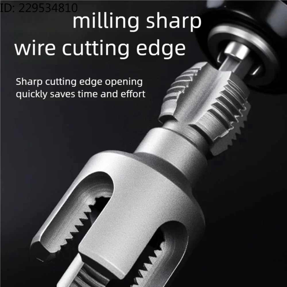 

DN15/20/25 Pipe Threading Tool Shank Die Internal External Threads 1/2&3/4&1 Water Pipes Detachable