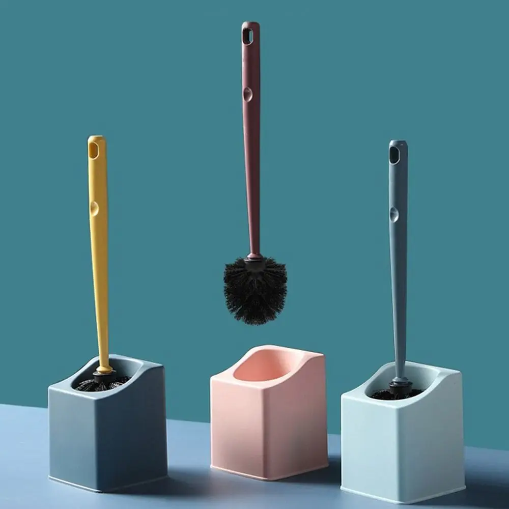 

Щетка для унитаза с длинной ручкой, быстросохнущая с держателем, щетка для чистки унитаза, без перфорации, настенное крепление, щетка для табуретки, пол