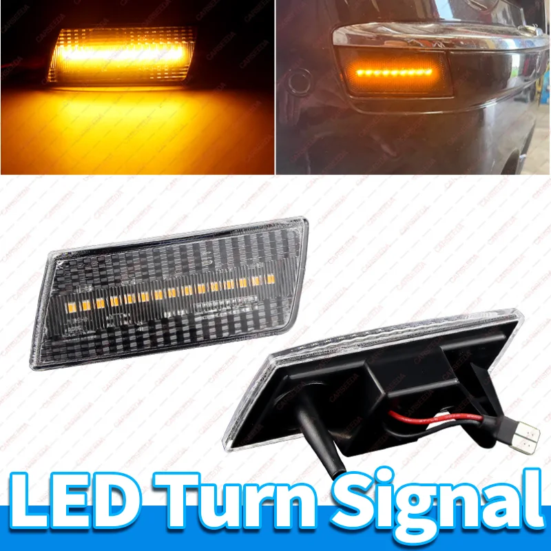 

LED Dynamic Sequential Side Marker Light FOR Chrysler 300 C Base Touring Limited Lujo SRT8 S LX Sedan 4-Door 2005-2010 4805860AA