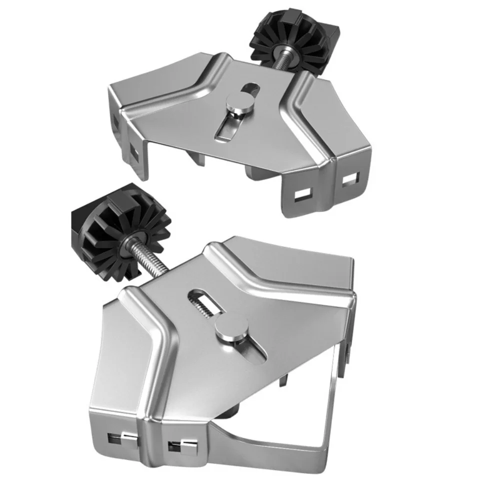 Stainless Steel Right Angle Clamp Sturdy Auxiliary Corner Clamp Locator Open/Close Quick Clip 90 Degree Fixing Clamp