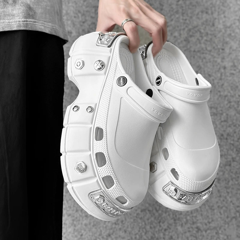 

Post Shopping Relax Men Casual Sandals Anti Slip Soft Bottom Ease Tired Feet After Long Time Street Shopping and Outdoor Walking