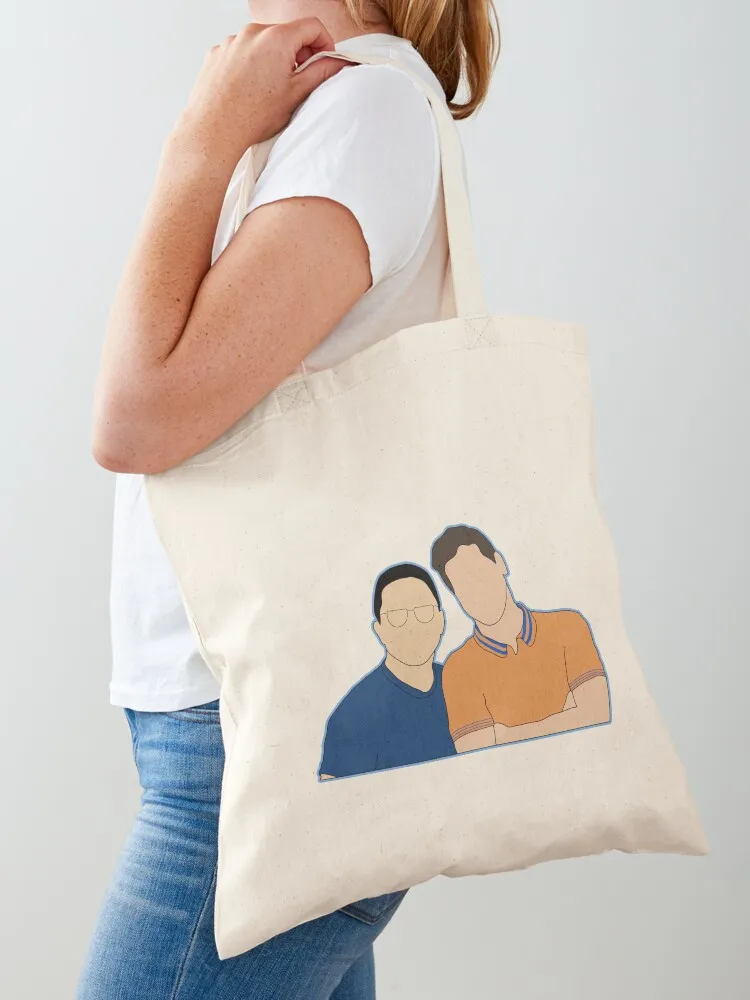 Las Culturistas Matt Rogers & Bowen Yang Tote Bag bags woman 2025 Shopper canvas bags Women's beach bags