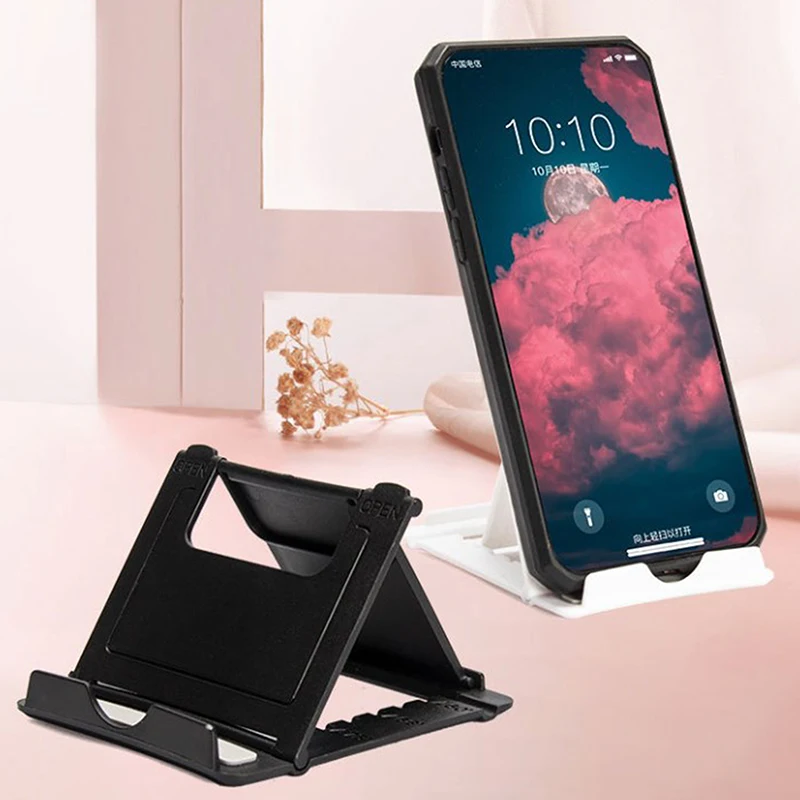 

Portable Phone Lazy Holder Multi-angle Adjust Universal Foldable Mobile Phone Tablet Desk Stand Holder Accessories-F(x)