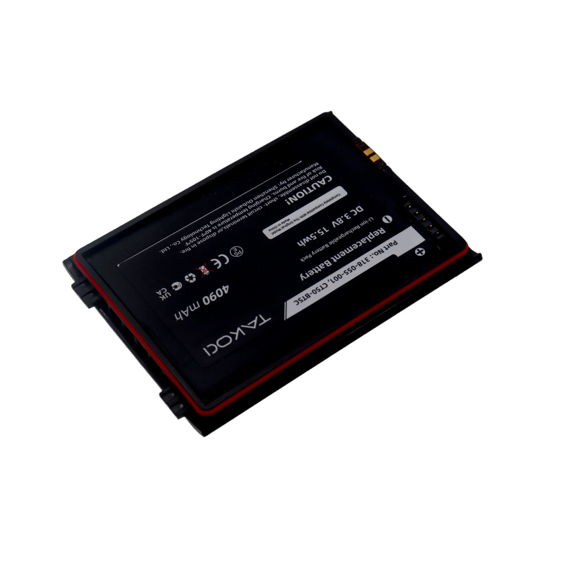 เปลี่ยนแบตเตอรี่สําหรับ Dolphin CT40, CT40XP 318-055-001, 318-055-002, CT50-BTSC 3.8V/mA