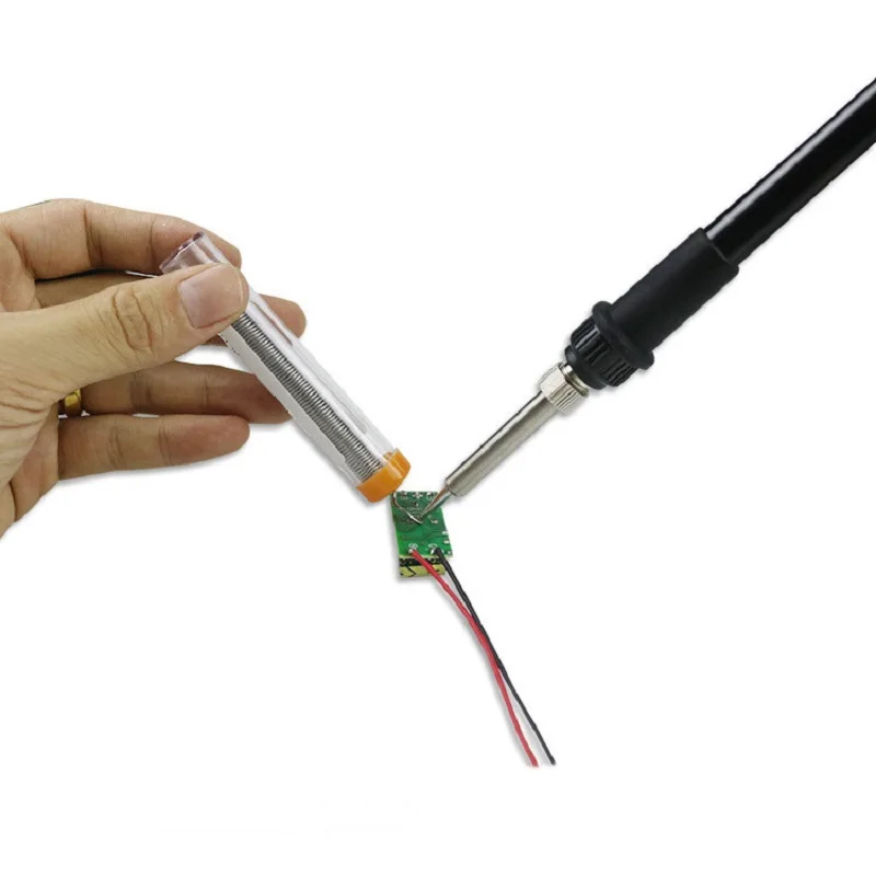 1.0mm Portable Soldering Wire Pen Silver Solder Wire Dispenser Tin Lead Core Soldering Tool Flux Rosin