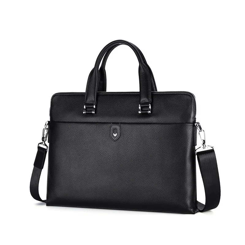 Bolsa de computador elegante masculina, bolsa casual