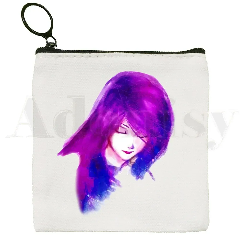 

Tokyo Ghoul Ken Kaneki Anime Coin Purse Storage Small Bag Card Key Coin Clutch Bag Zipper Key Bag