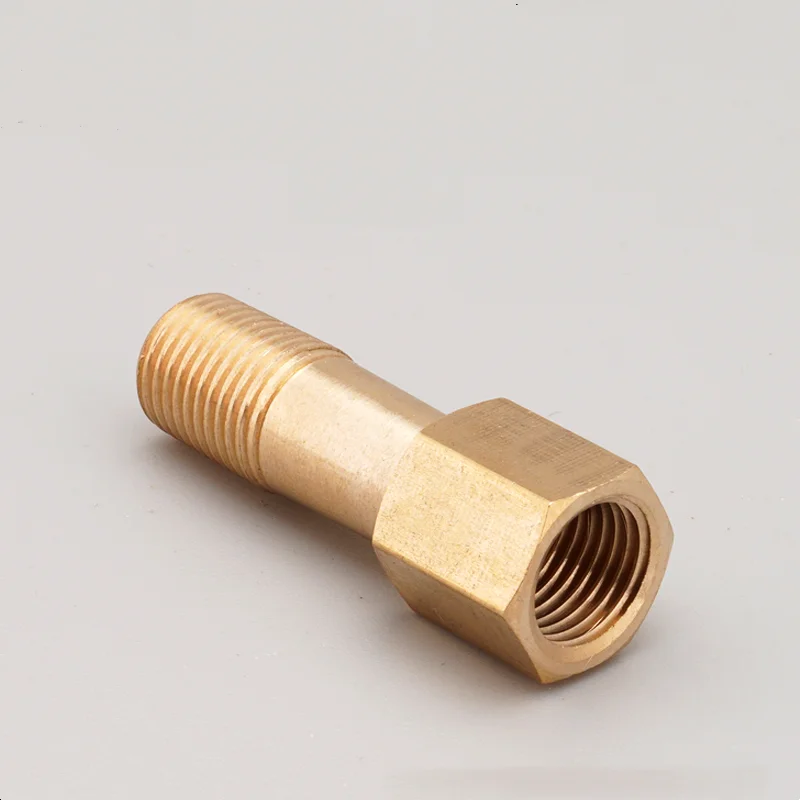 1/8인치 1/4인치 3/8인치 BSP 암-수 연결 35-200mm 길이 황동 파이프 피팅 니플 커넥터 몰드 연장 조인트