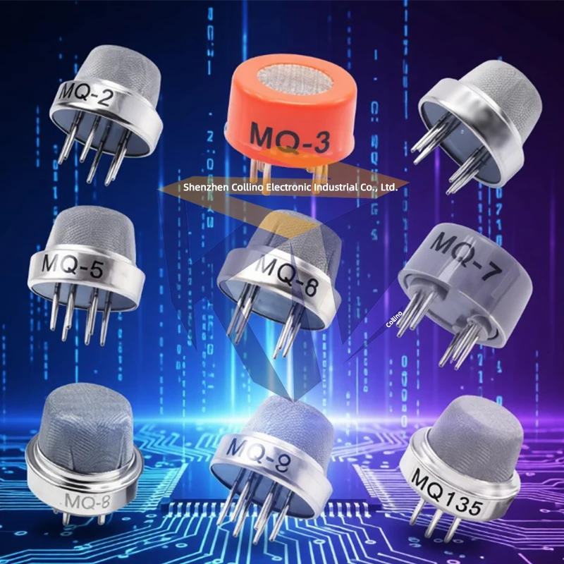 3pcs MQ-135 MQ-2 MQ-3 MQ-4 MQ-5 MQ-6 MQ-7 MQ-8 MQ-9 Single probe Gas detection module Sensor