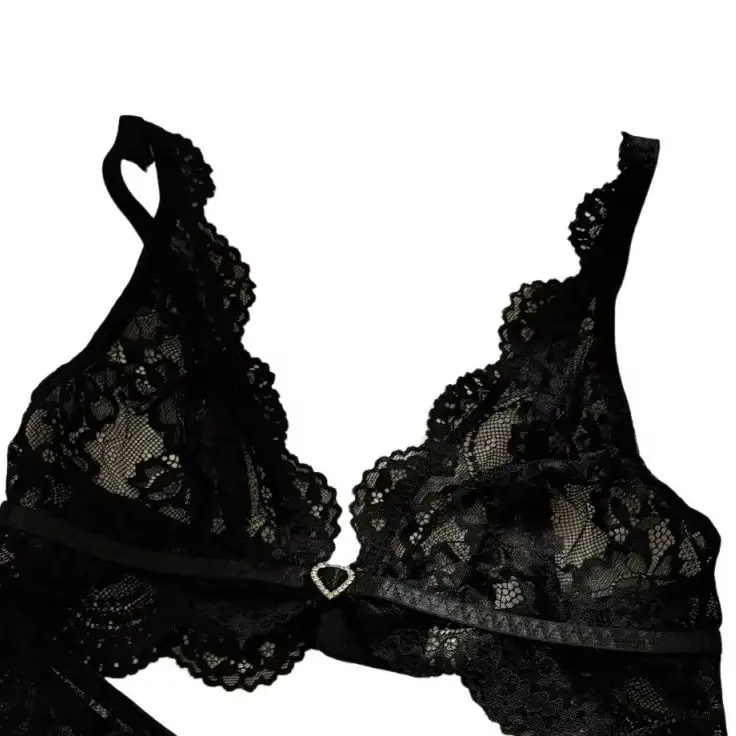 

KUCLIUT Love cup underwear thin section glossy back lingerie gathered up support large breasts show small bra set