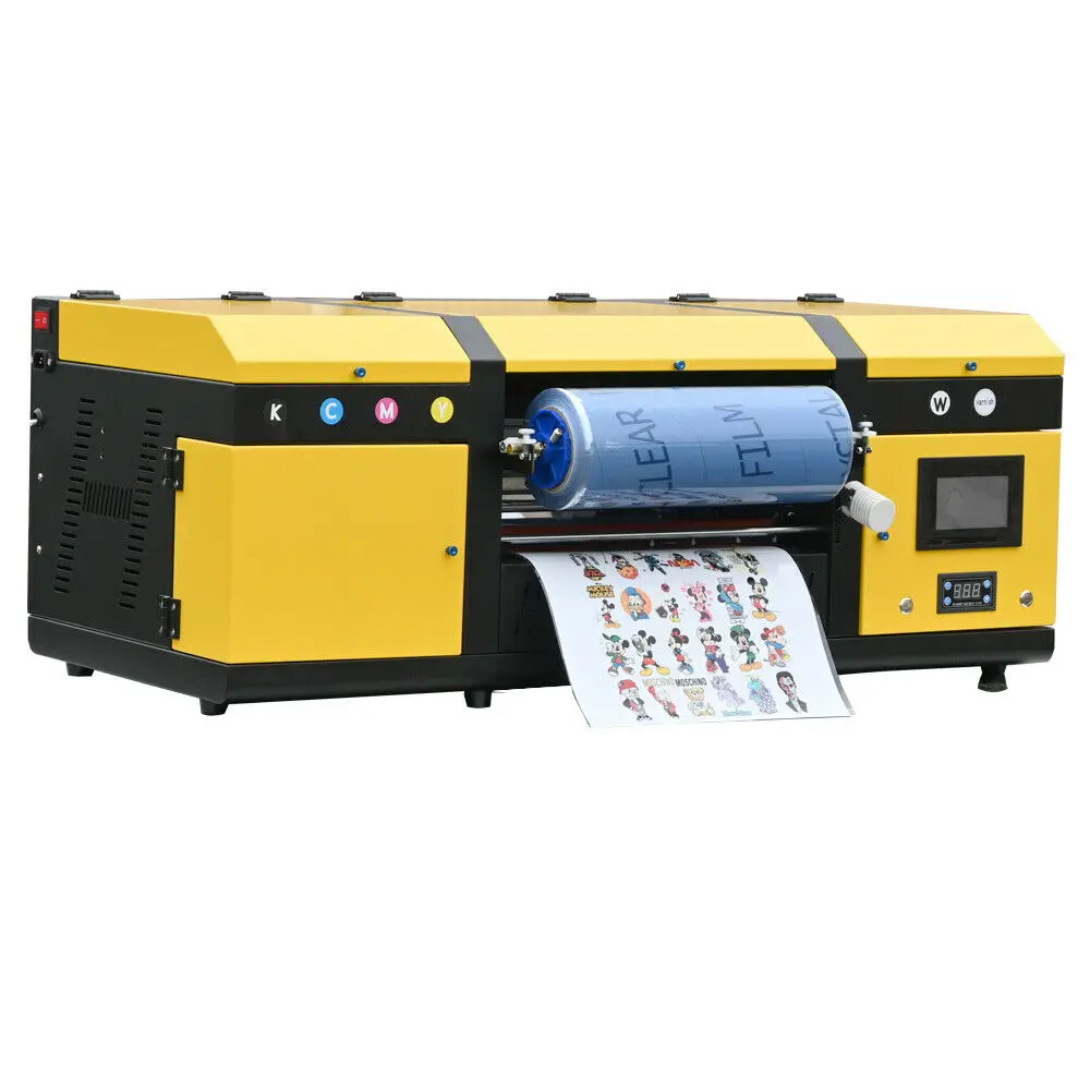 Desktop All In One A3 UV DTF Printing Printer UV DTF Sticker Printer Roll To Roll UV Printer For Golden Foil Film Printing