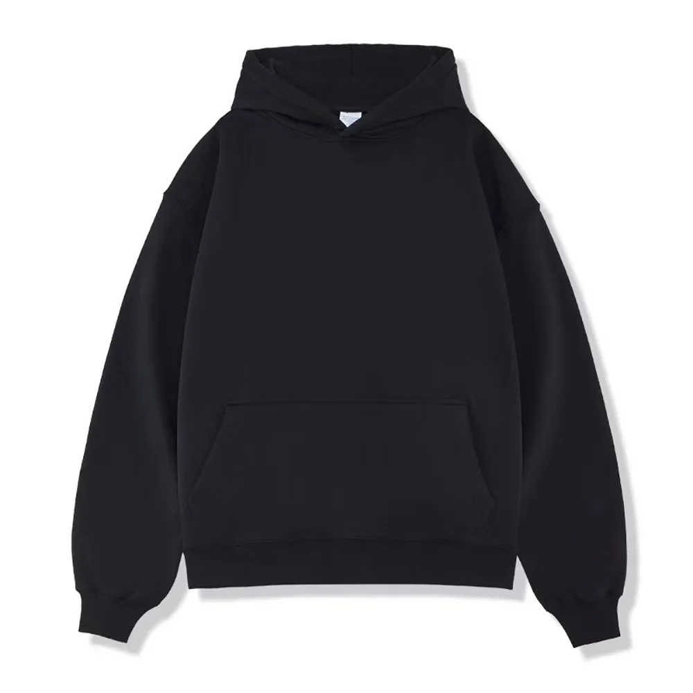 Women Hoodies Pullover Solid Color Hooded Sweat Shirts Jogger Long Sleeve Black Jogging Sweatshirt Men Sport Top Winter Clothing