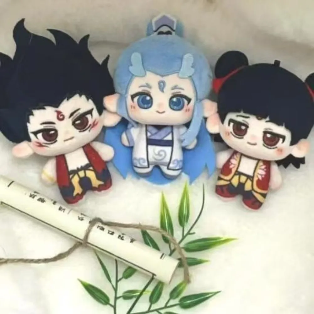 Nezha: الشيطان الطفل يزعج البحر آو بينج ونيزها ألعاب من نسيج مخملي Kawaii الكرتون أفخم دمية هدية الكريسماس للبنين والبنات #4