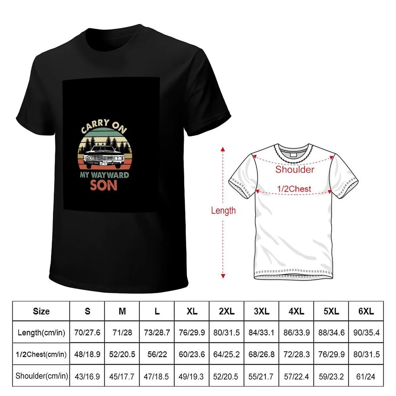 Supernatural Vintage Art T-Shirt Breathable Workout Short Sleeve Top