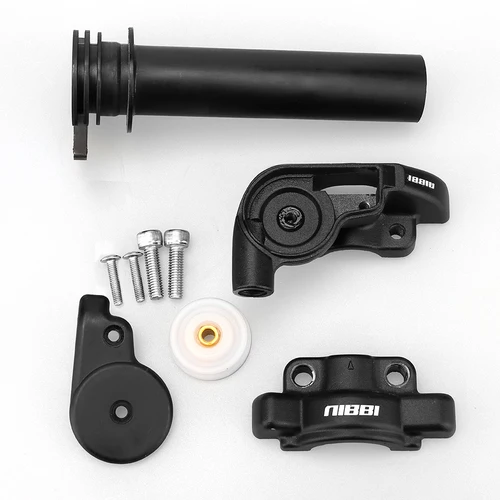 Imagen 2 del producto NIBBI-empuñaduras de motocicleta Pcx CNC, manillar giratorio de acelerador de aluminio para Honda Exc Tmax 530 Yamaha Mt 07, accesorios de motocicleta Pit Bike