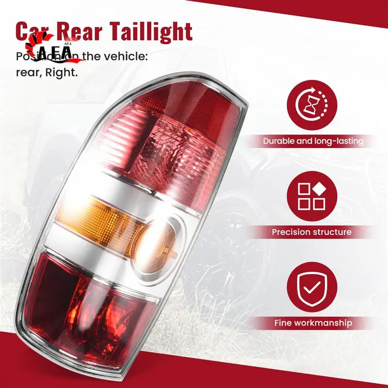 

AEA0-Car Rear Taillight Brake Lamp Tail Lamp For Mazda BT50 2007-2011 UR56-51-150 UR56-51-160 With Wire Harness