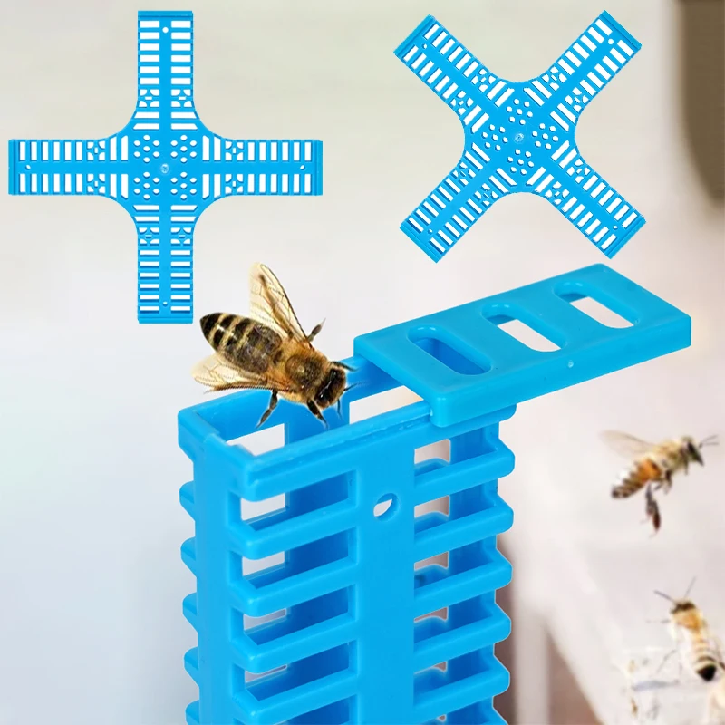 

20 шт./40 шт. крестообразная клетка для пчел, транспортные клетки для пчеловодства, пластиковые ручные инструменты для пчеловодства, инструменты для пчеловодства