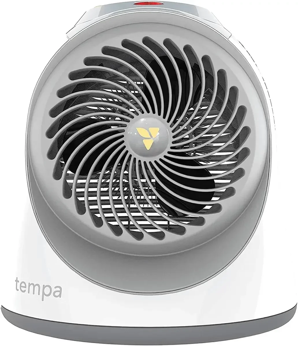 Tempa Nursery, Electric Space Heater for Baby with Locking Controls, Tipover Protection, Safety Shutoff, Hidden Cord Storage