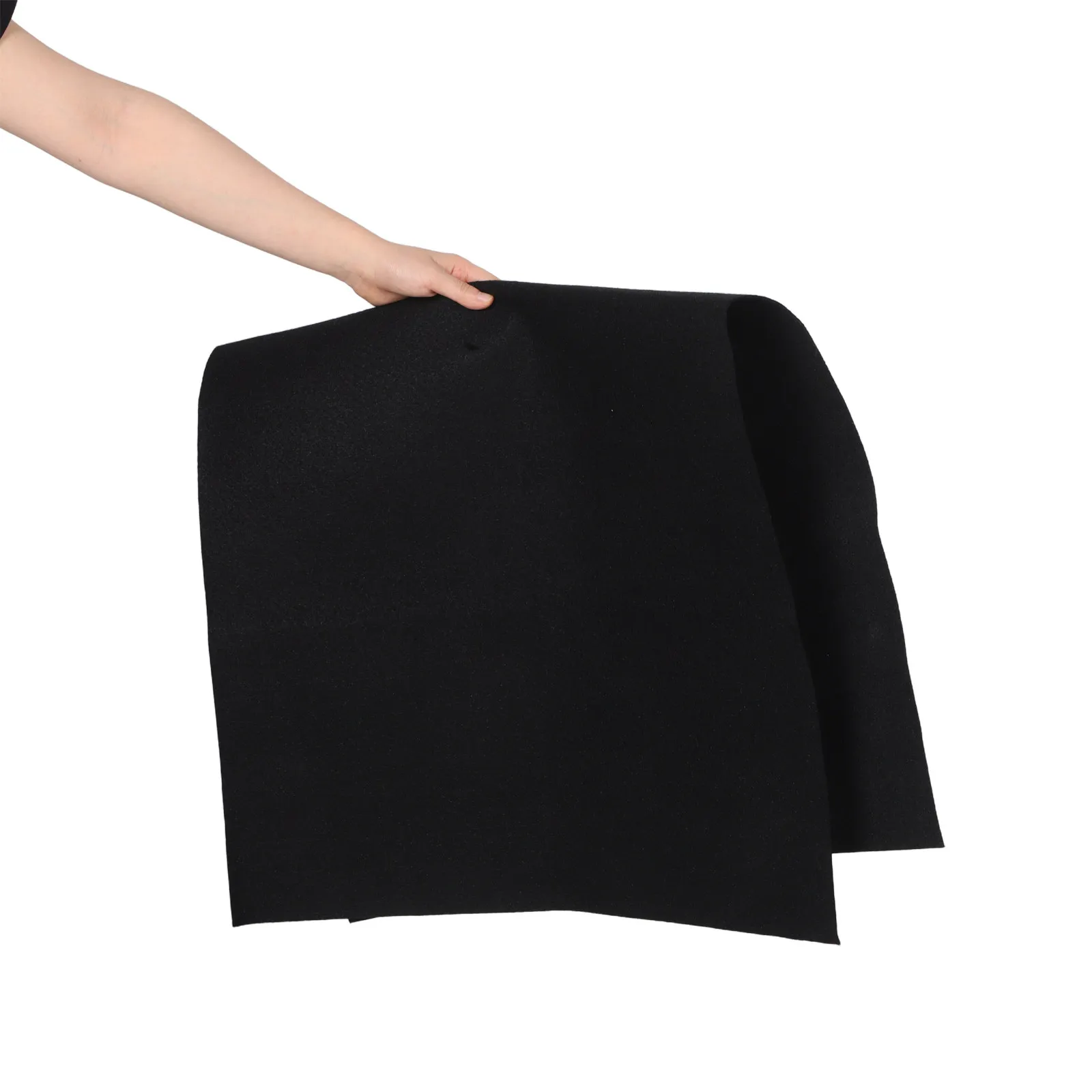 Black Felt Sound Absorbing Speaker Cloth Acoustic Box Cover Replacement for Subwoofer Speaker Enclosure Soundproofing Panels