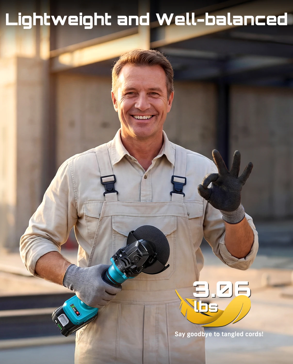 SEESII 115-mm-Akku-Winkelschle – Brushless Angle Grinder Battery Powered Bewertung und Preis