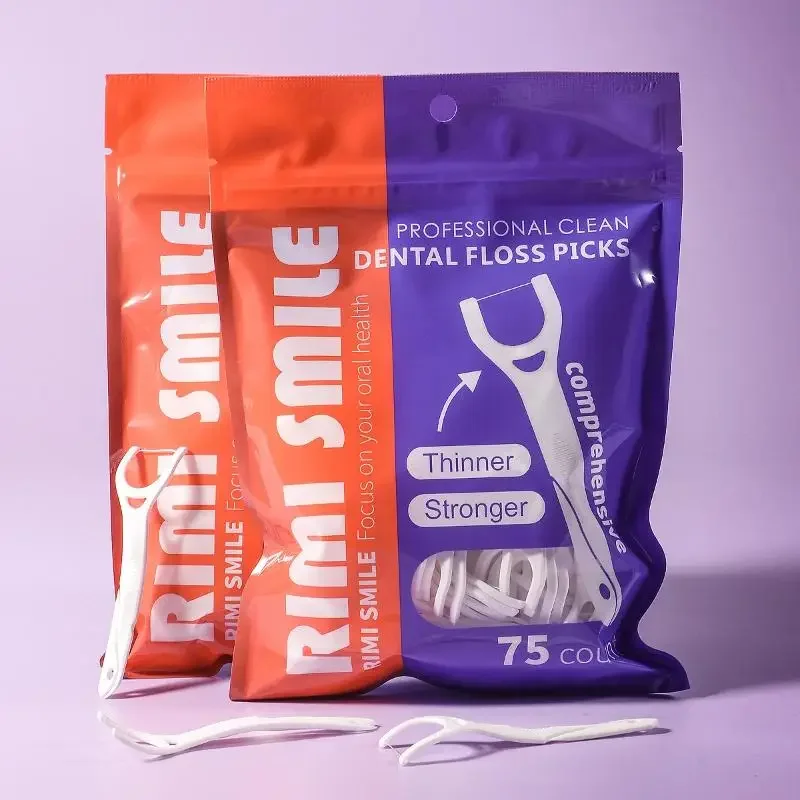 

75 шт. Y-образная зубная нить, межзубная щетка, легко удаляемая, пищевые остатки, инструменты для ухода за полостью рта, базовые гигиенические средства, личной гигиены