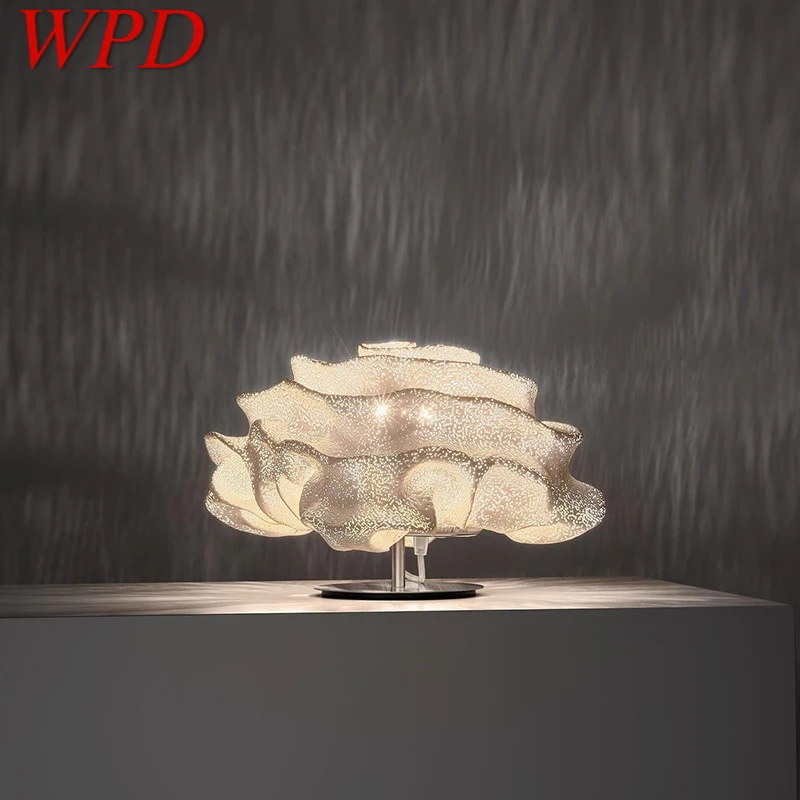 

WPD Nordic Table Lamp Fashionable Modern Living Room Bedroom Creative Tulip Flowers LED Decoration Desk Light