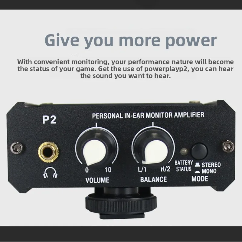 SOTAMIA P2 Headphone Amplifier Real Time Ear Return Monitoring Band Performance Splitter XLR Xlr Balanced Input Home Theater view 4