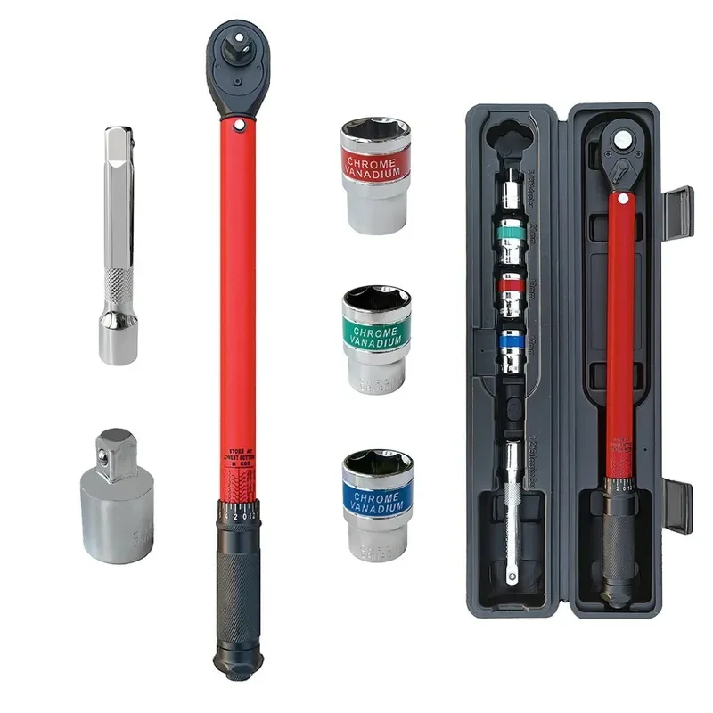 for 6-Piece Round Tube Torque Wrench 72-Tooth 1/2 Inch 20-230N.m Spark Plug Torque Wrench Set