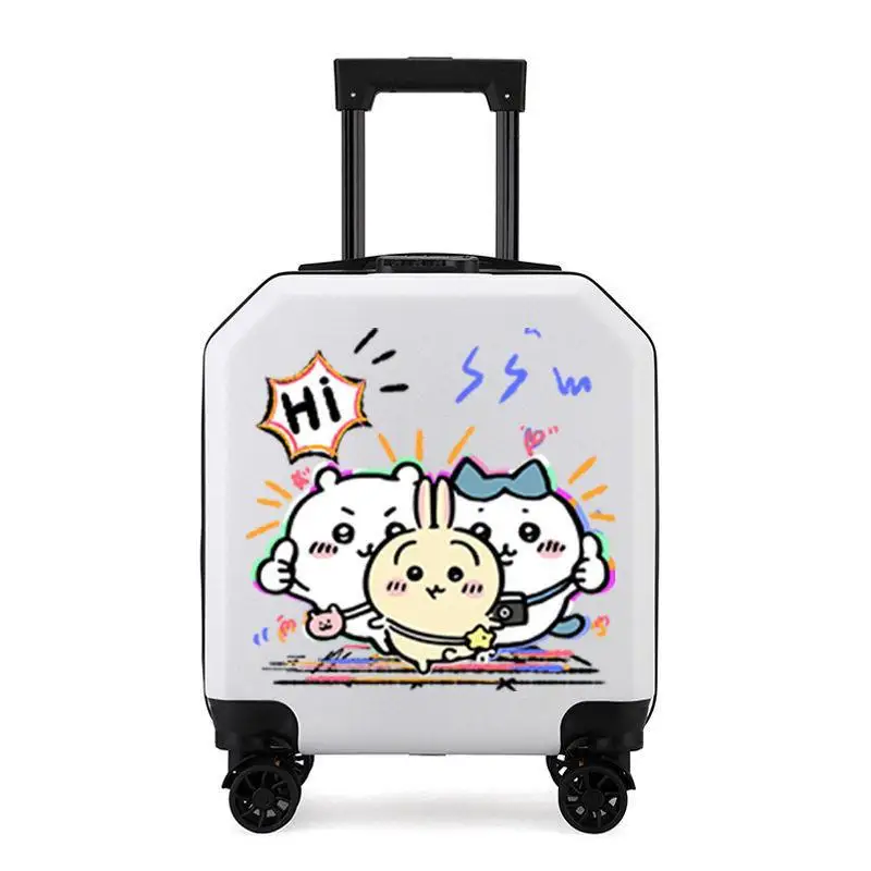 New Chiikawa Luggage Travel Case for Men and Women, Travel Storage Box, Cartoon Hachiware Usagi Boarding Case, Holiday Gift