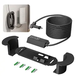 for Starlink Gen 2 Ethernet Adapter with Cable Caddy Holder Kit Starlink Cable Mounting Kit with Gen2 RJ45 Adapter Starlink