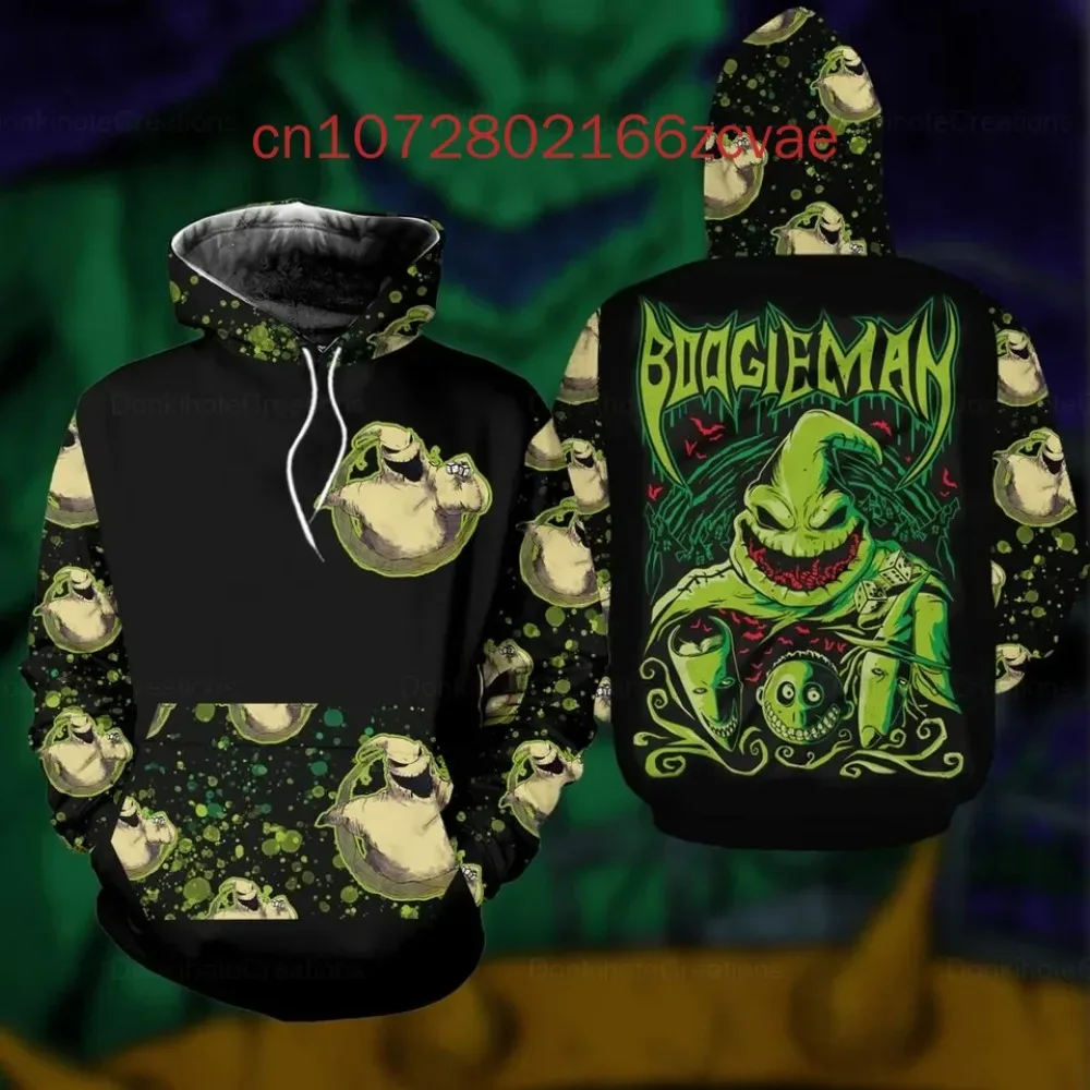 جديد Oogie Boogie هوديي كابوس قبل عيد الميلاد جاك Skellington هوديس الموضة غير الرسمية للرجال والنساء