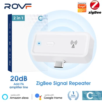 Il ripetitore di segnale wireless Smart Tuya Zigbee L'amplificatore di segnale di tipo C può essere utilizzato con l'APP Smart Life Hub gateway ZigBee