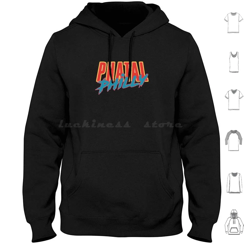 Phatal Philly ( Original Logo ) Hoodies Long Sleeve Neo Geo Snk Fatal Fury Philly Arcade Philadelphia Video Games