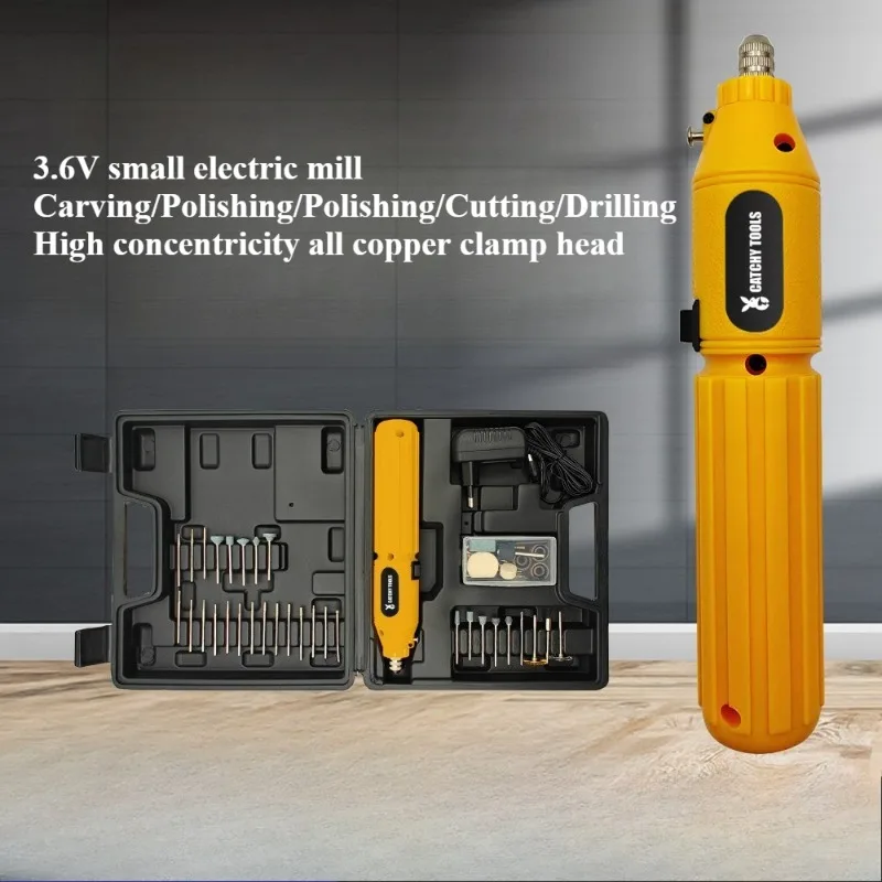 

DIY Household Small Electric Grinder Handheld Electric Carving Machine Jade Carving Polishing Machine