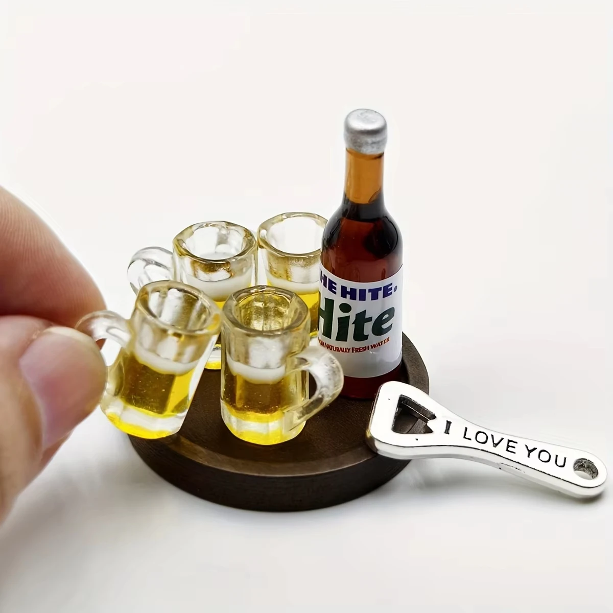 1:6/1:12 Dollhouse Beer Mug Model, Dollhouse Accessories, Dollhouse Dining Room Accessory Models, and Photography Props.