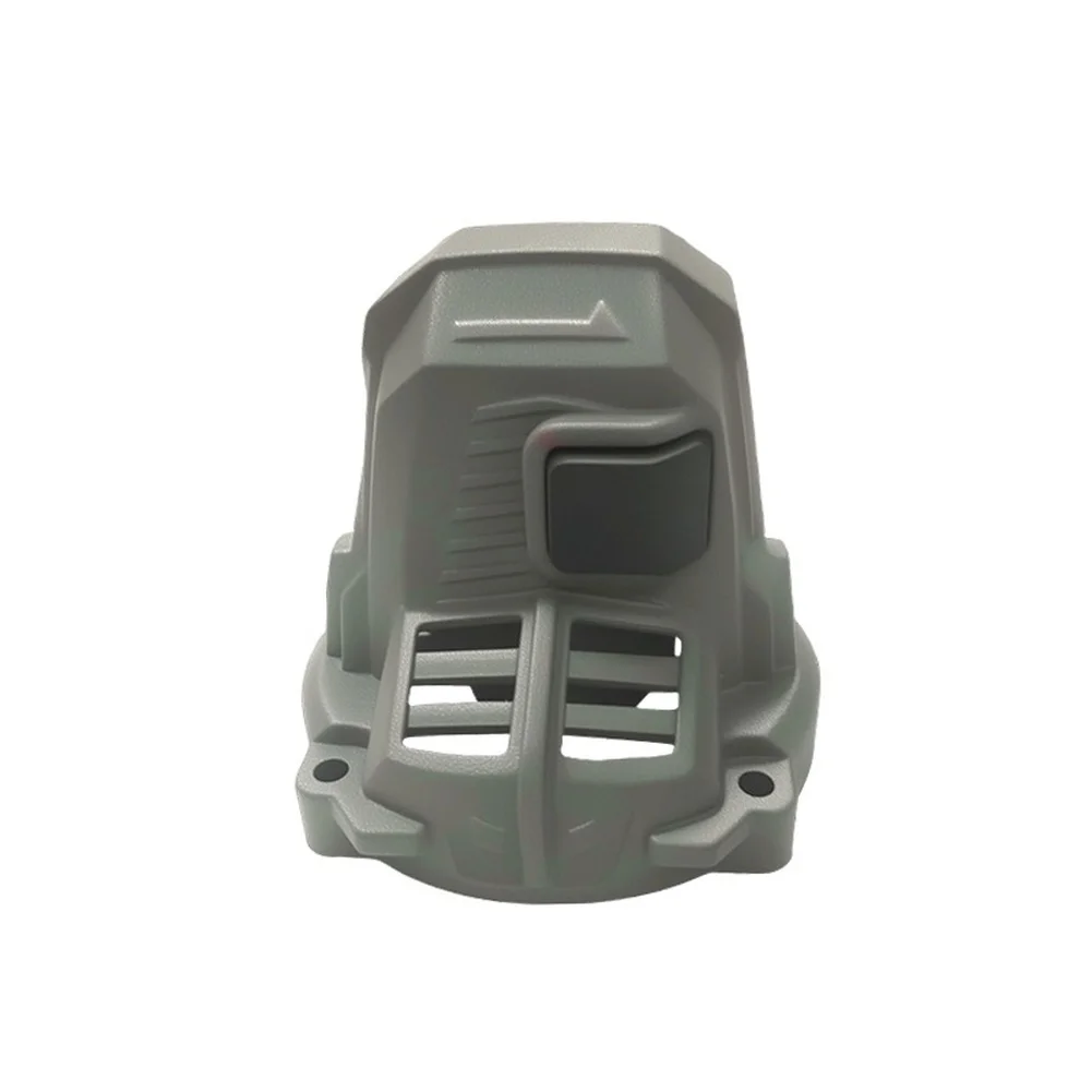 Aluminum Angle Grinder Head Shell With Bearing Seat For Lithium Battery Power Tools Gray Finish Compact Design For Workshop Use