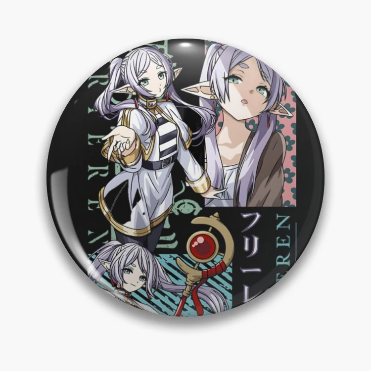 Frieren Beyond Journey's End Enamel Anime Brooch Bag Clothing Hat Badge Accessories Jewelry Gifts