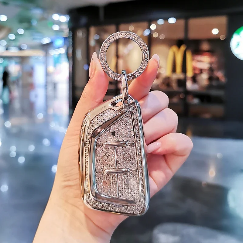 

Suitable for Cadillac XT5 keycase CT5 XT4 XTS CT6 atsl XT6 CT4 RSX keycover keyshell Keychain Car Keys car key decorative