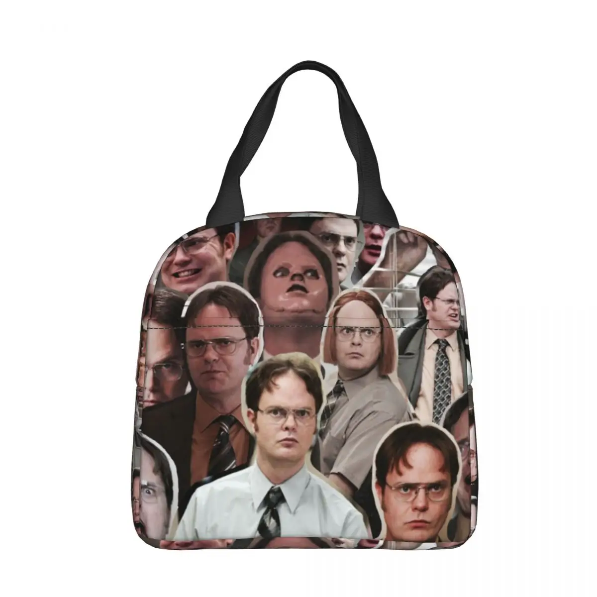 

Dwight Schrute The Office Insulated Lunch Bag Cooler Bag Lunch Container Thriller High Capacity Tote Lunch Box Food Bag School